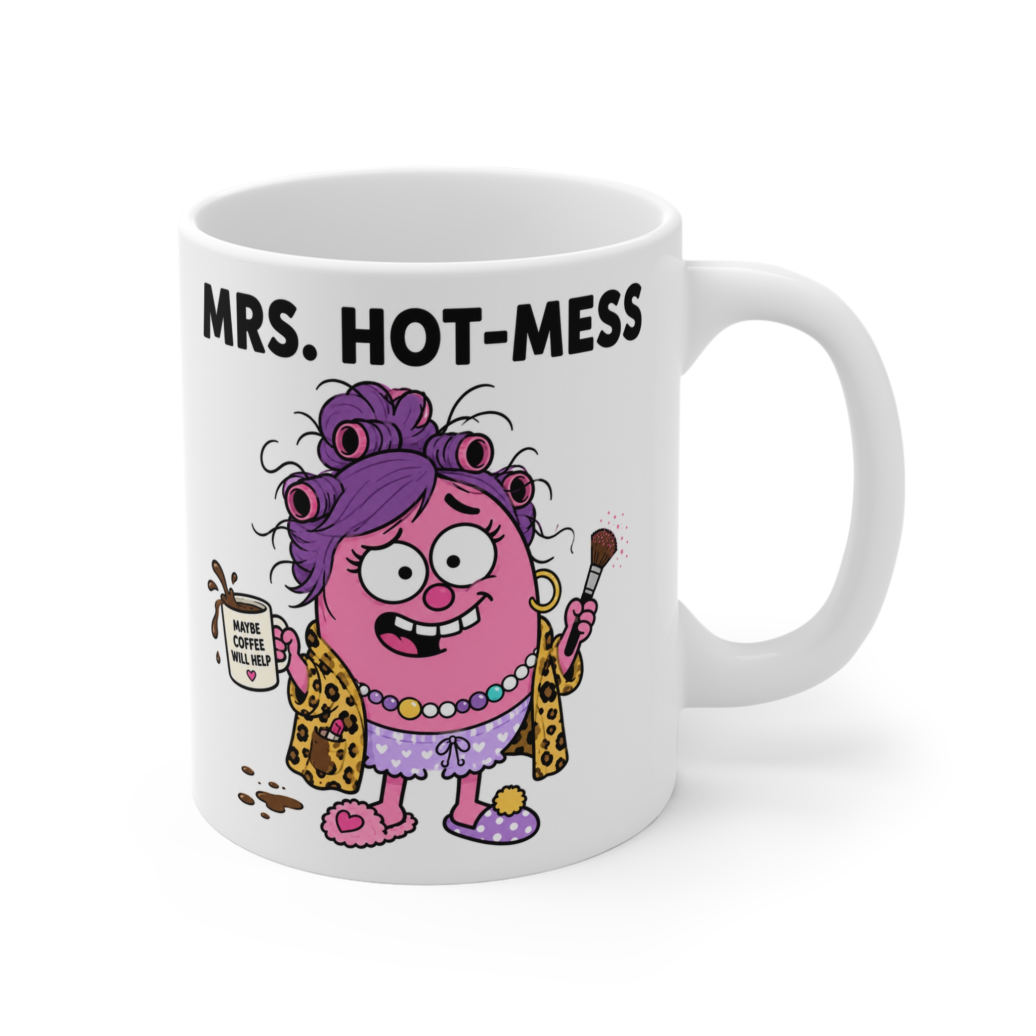 Mrs. Hot-Mess Funny Mug - Image 2