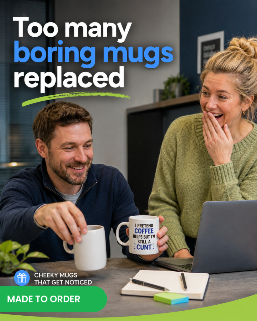 Boring mugs replaced