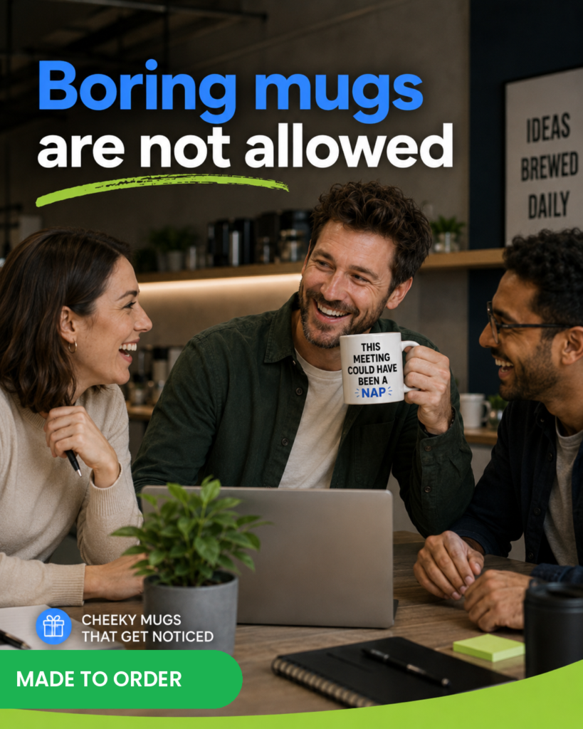 No Boring Mugs Allowed